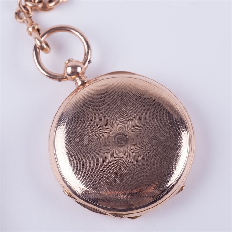 Imperial Russian Presentation Pocket watch in Gold. — image 4