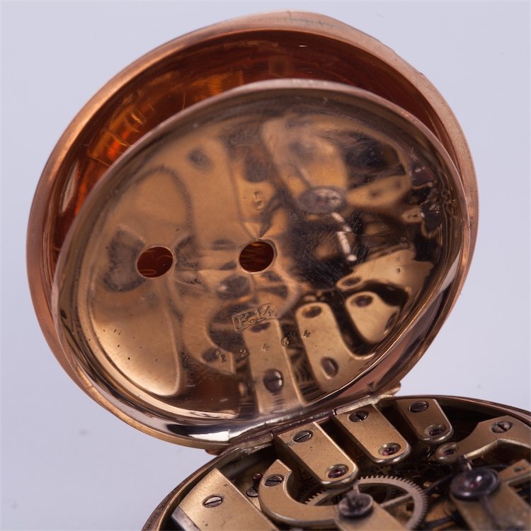 Imperial Russian Presentation Pocket watch in Gold. — image 7