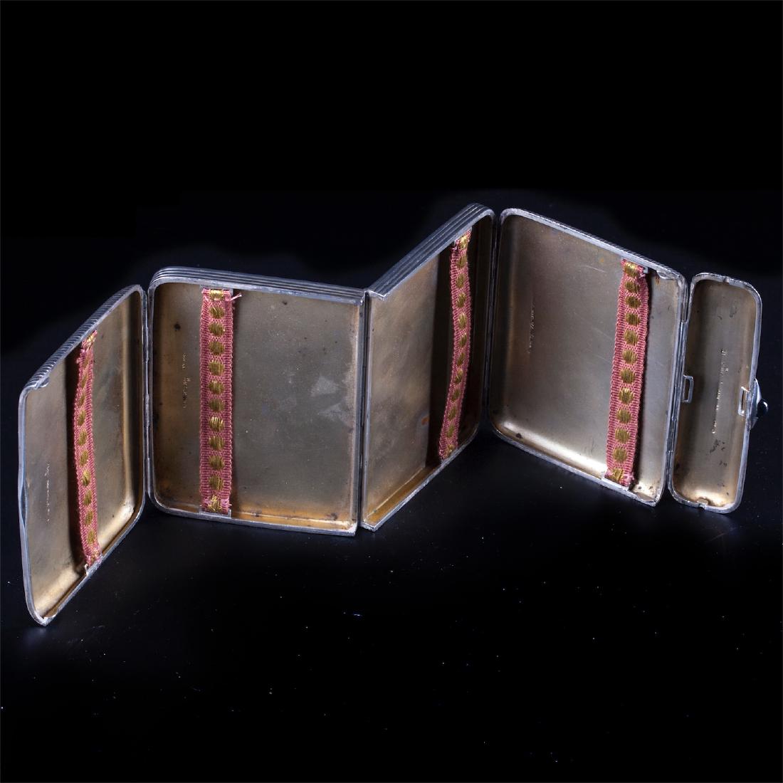 Vintage German folding cigarette case. M.Schutz — image 2