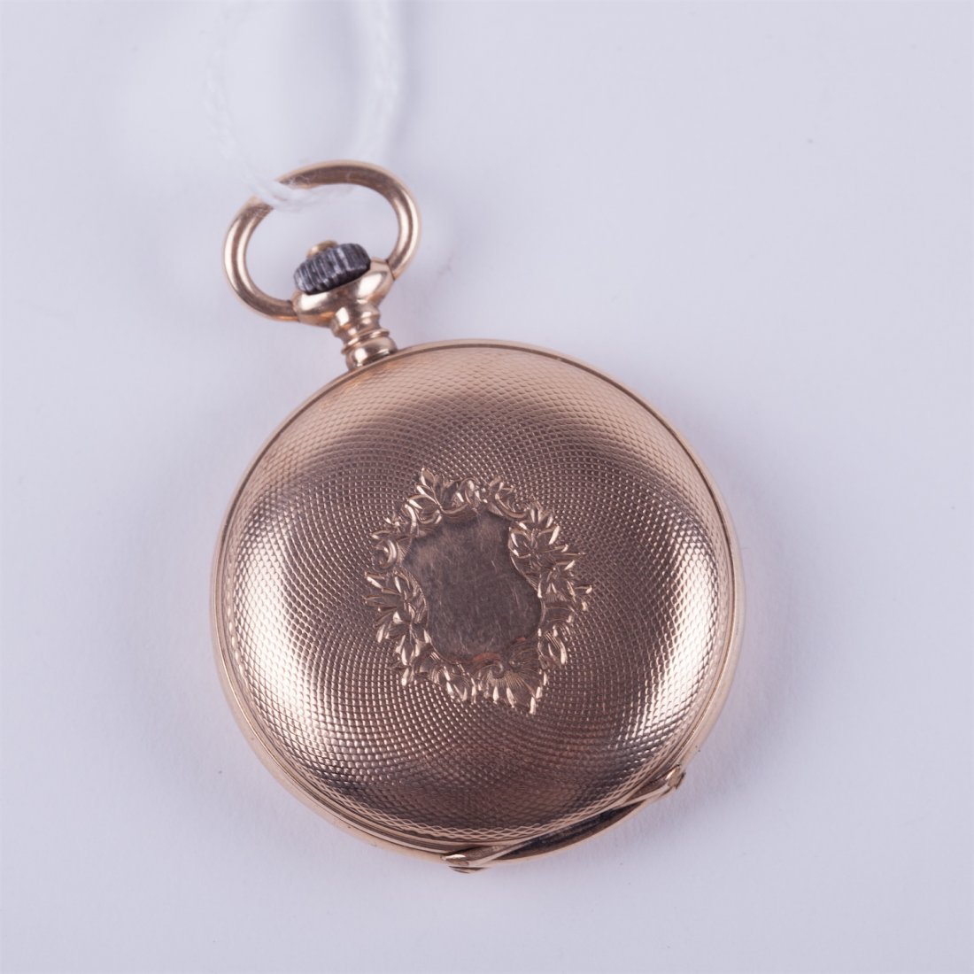 Hunting case gold pocket watch "Longines" circa 1900 — image 2