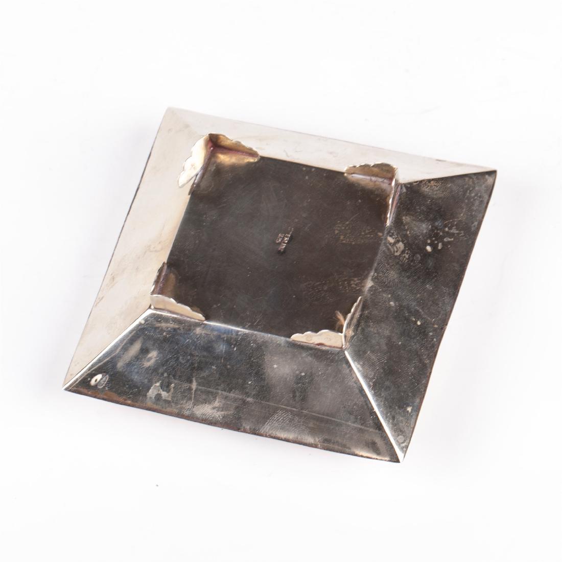 Antique sterling silver ashtray — image 3