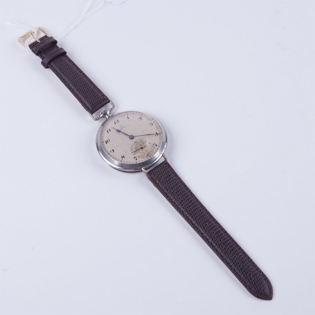 Large stainless steel wristwatch "Omega". — image 2