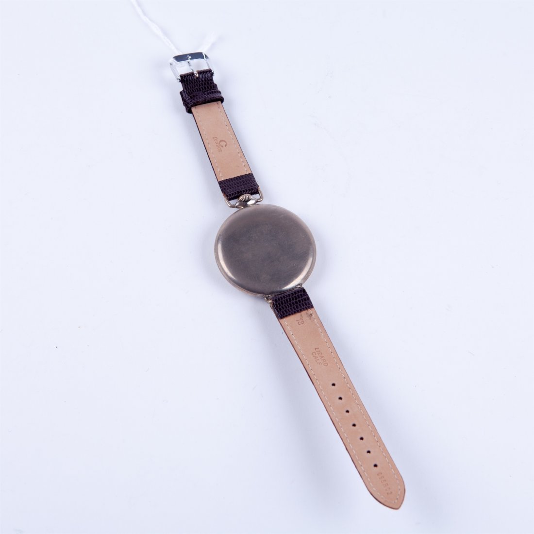Large metal wristwatch "Omega" with enamel dial. — image 2