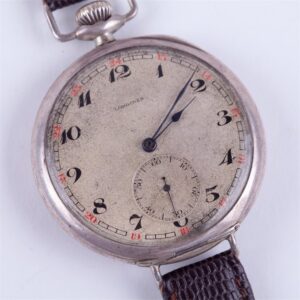Large silver wristwatch "Longines". — image 3