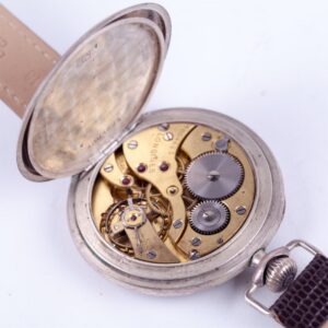Large silver wristwatch "Longines". — image 5