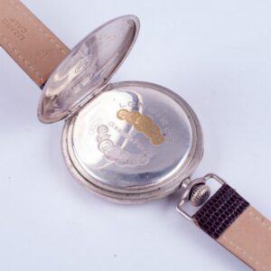Large silver wristwatch "Longines". — image 7