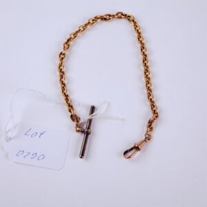 Gold watch chain. — image 1