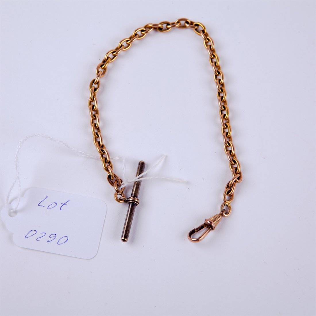 Gold watch chain. — image 1