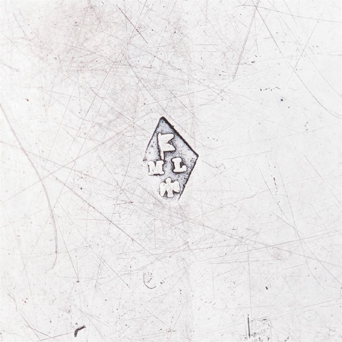 Antique French silver decorative plate — image 6