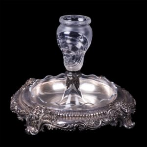 Antique silver plated fruit bowl — image 1
