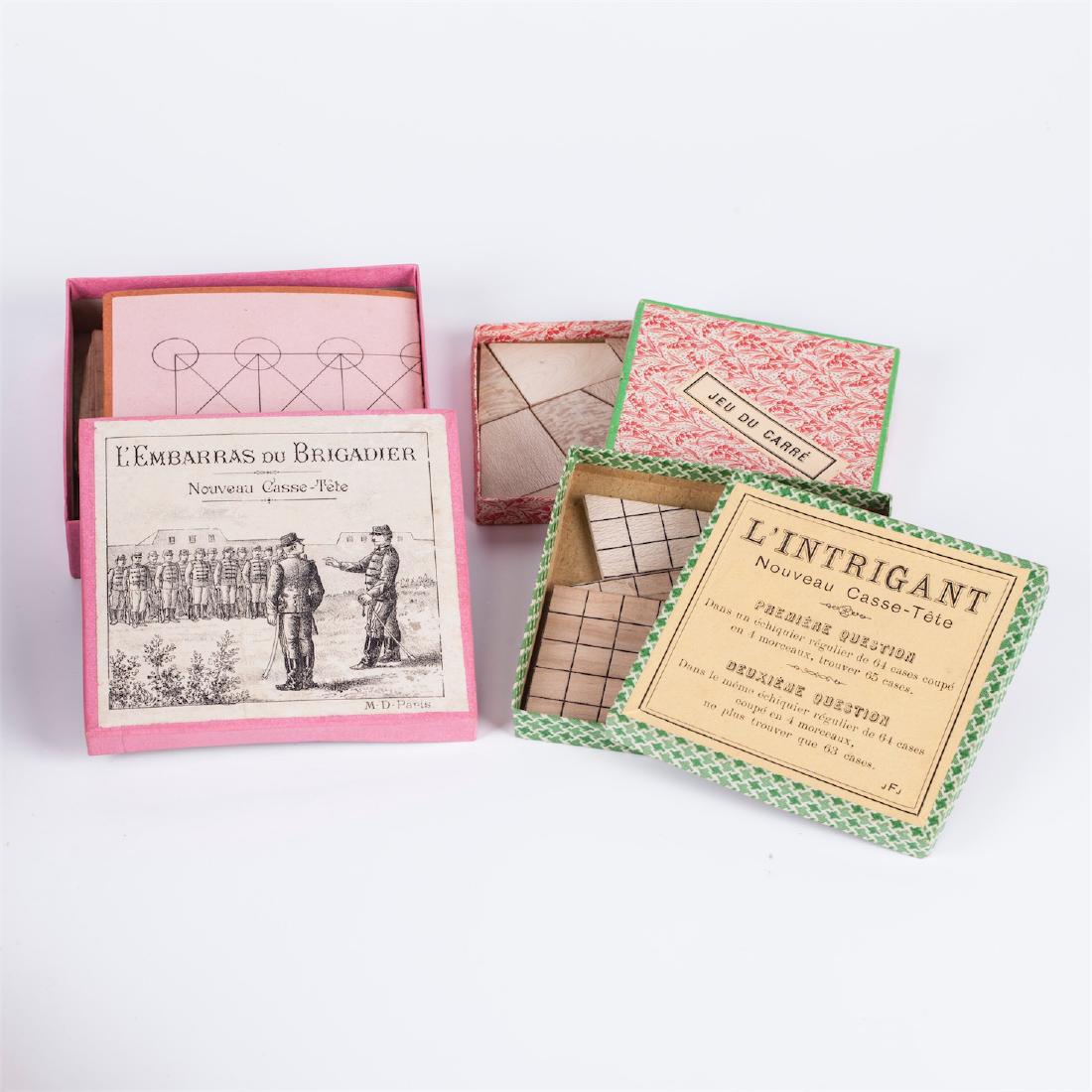 19th century French table-top games set in original box — image 6
