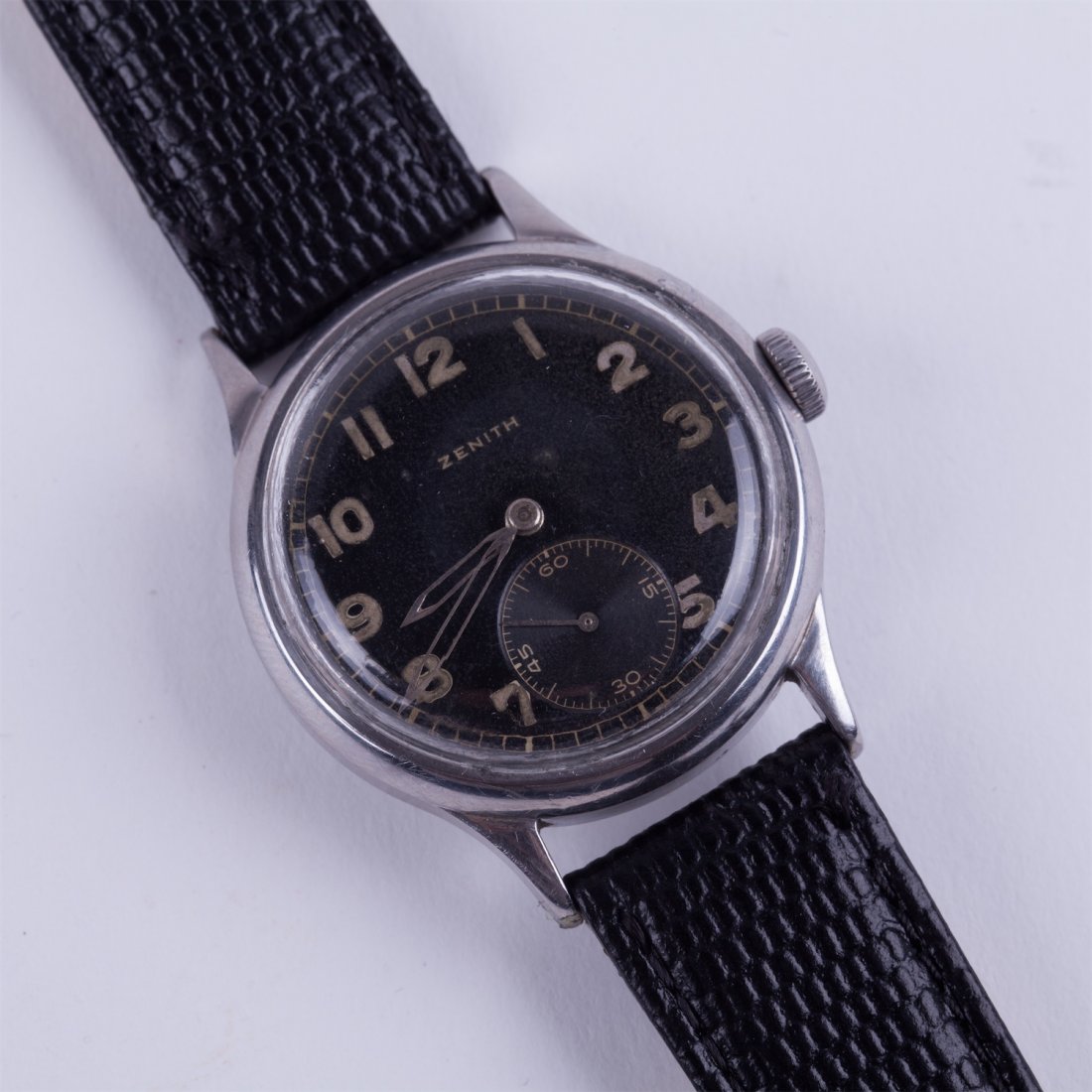 Very rare military stainless steel wristwatch Zenith. — image 3