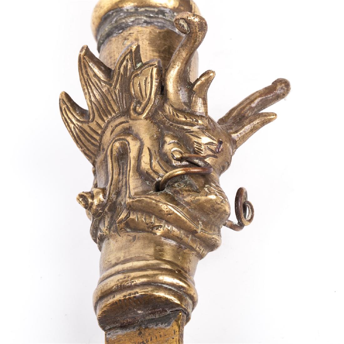 Four antique decorative Chinese spear heads — image 2