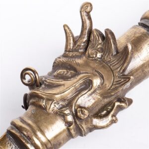 Four antique decorative Chinese spear heads — image 3