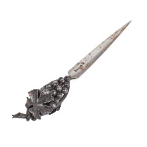 Antique signed sculptural letter opener — image 1