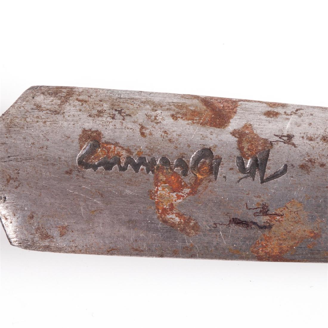 Antique signed sculptural letter opener — image 4