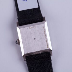 "Boucheron" lady white 18k gold wristwatch with — image 3