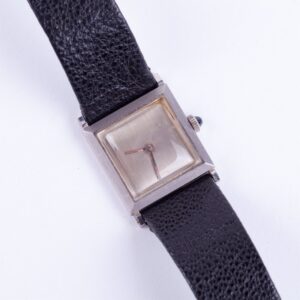 "Boucheron" lady white 18k gold wristwatch with — image 4