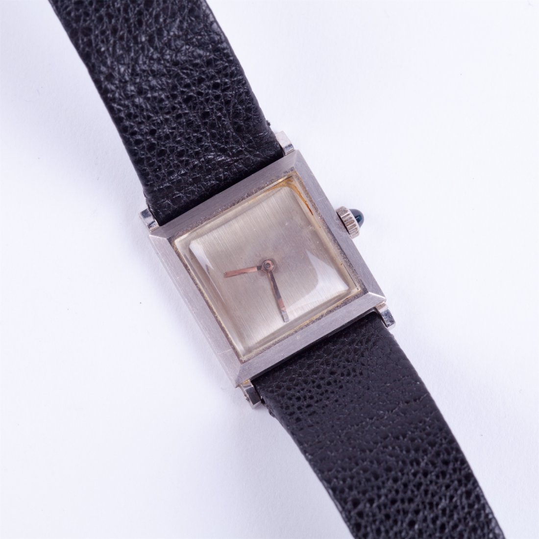 "Boucheron" lady white 18k gold wristwatch with — image 4