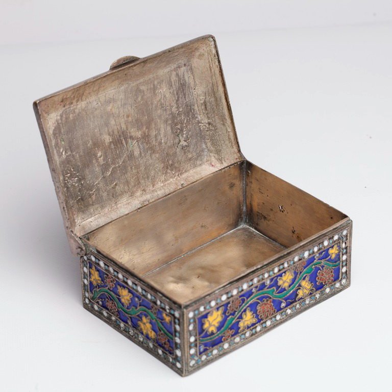 Russian cooper and enamel box. — image 2