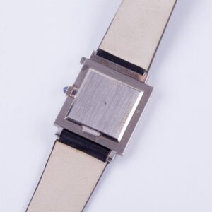 "Boucheron" lady white 18k gold wristwatch with — image 3