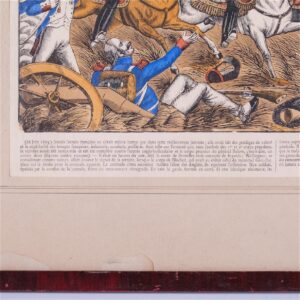 Painted engraving "The battle of Waterloo" — image 2