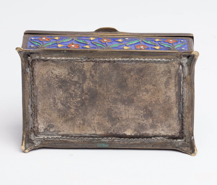 Russian cooper and enamel box. — image 3