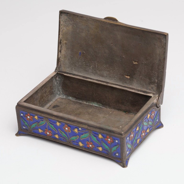 Russian cooper and enamel box. — image 4