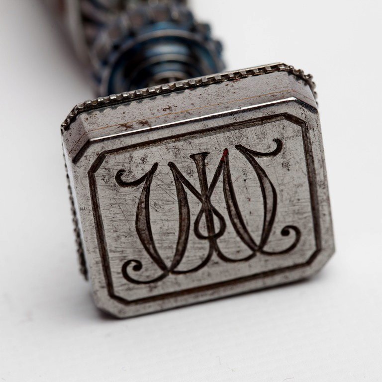 Russian stell and cut stone seal. — image 3