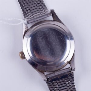 Stainless steel Omega wristwatch. — image 2