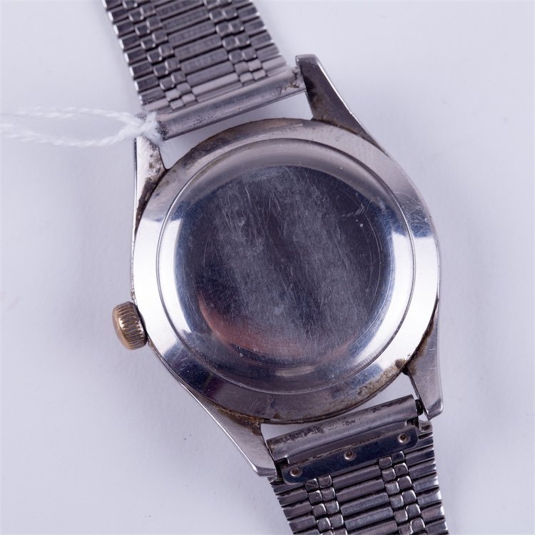 Stainless steel Omega wristwatch. — image 2
