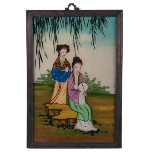 A pair of Japanese paintings — image 2