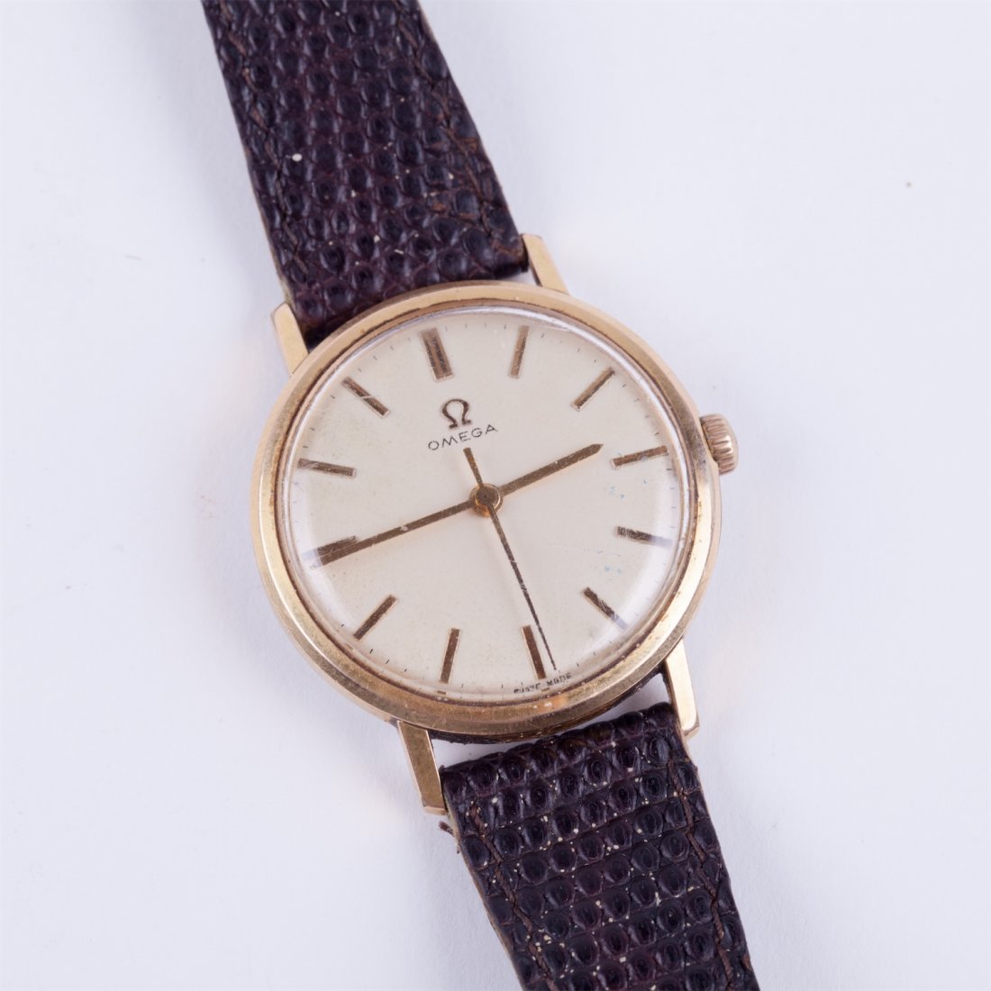 "Omega" gold plated wristwatch. — image 3