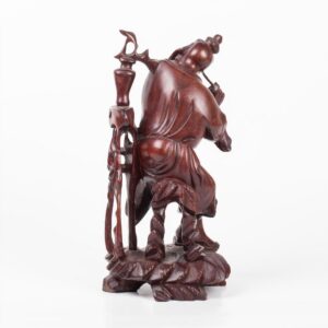 Old Chinese wooden statue — image 4