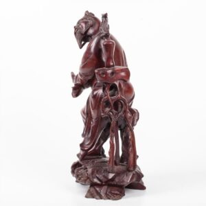Old Chinese wooden statue — image 5
