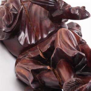 Old Chinese wooden statue — image 6