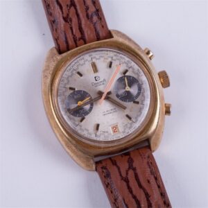Dreffa Rectangular calender chronograph wristwatch. — image 1