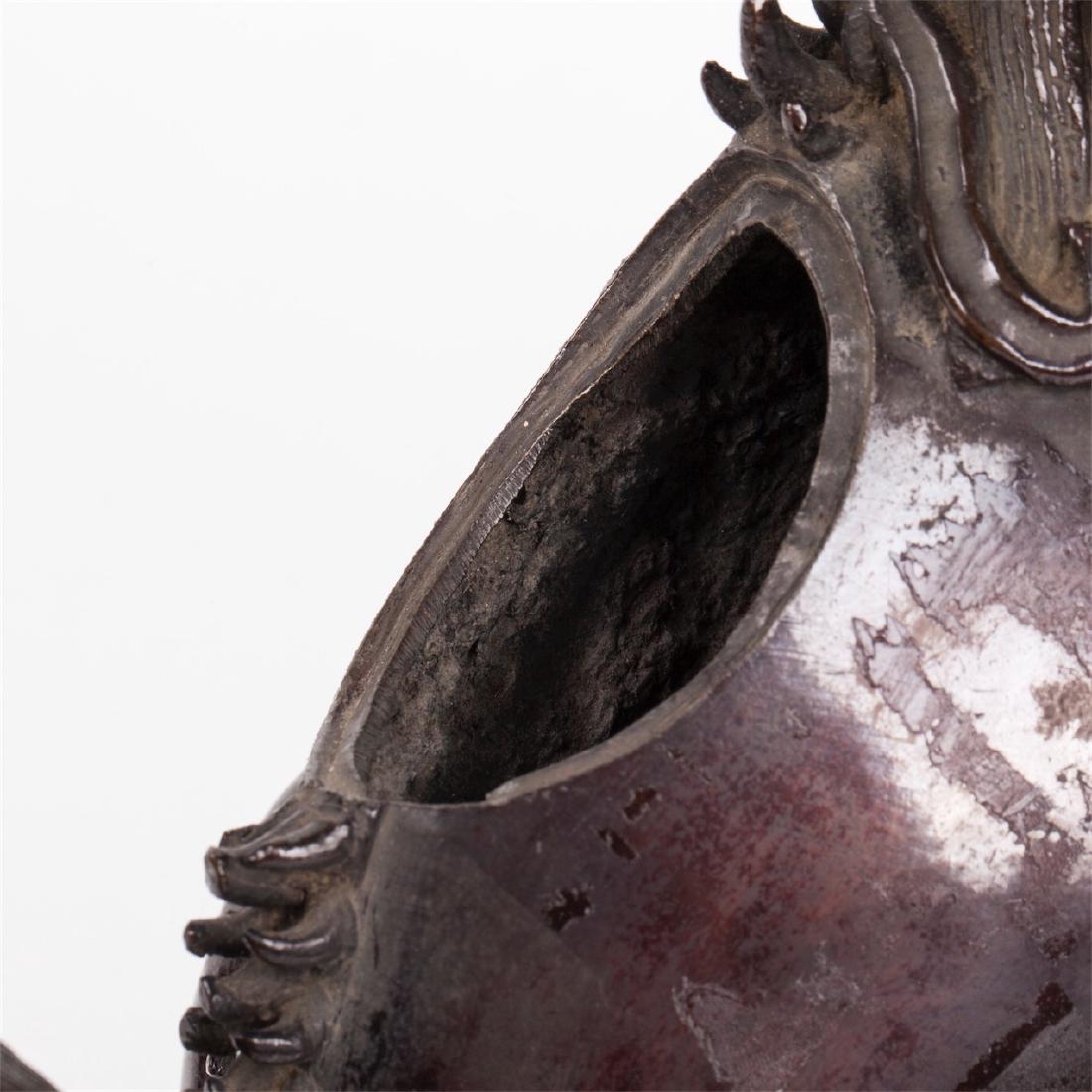 A pair of Chinese bronze dragon sculptures — image 5