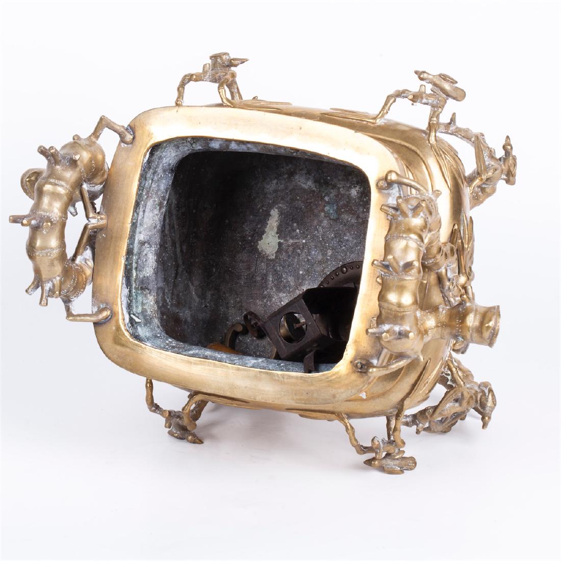 Antique Chinese bronze incense burner — image 7