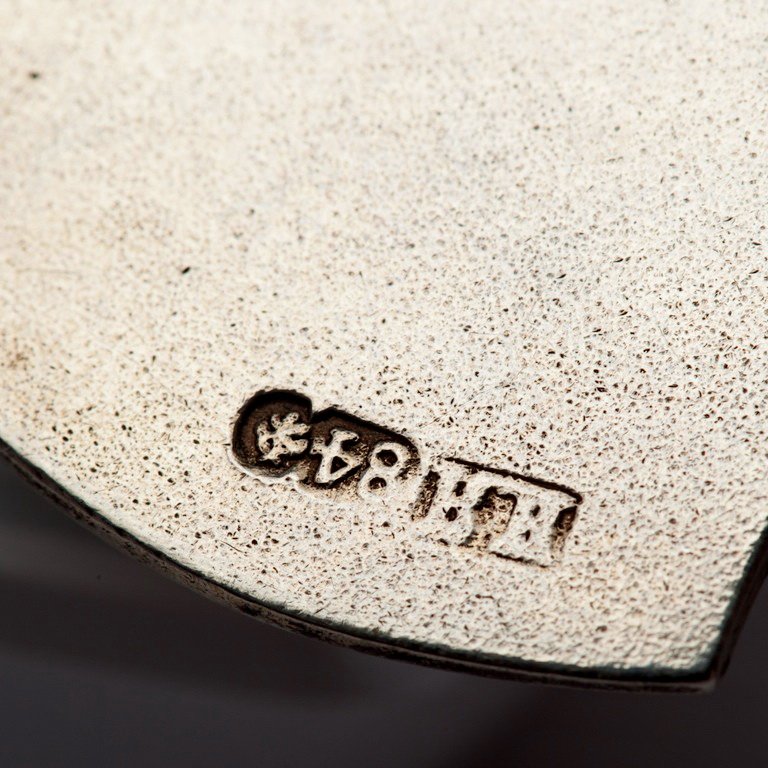 Russian silver kovsh. — image 6