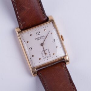 Universal Geneve 18k gold wristwatch. — image 1