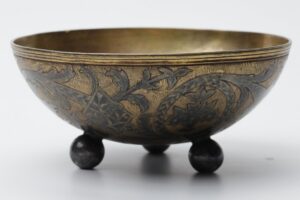 Russian silver and niello bowl. — image 1