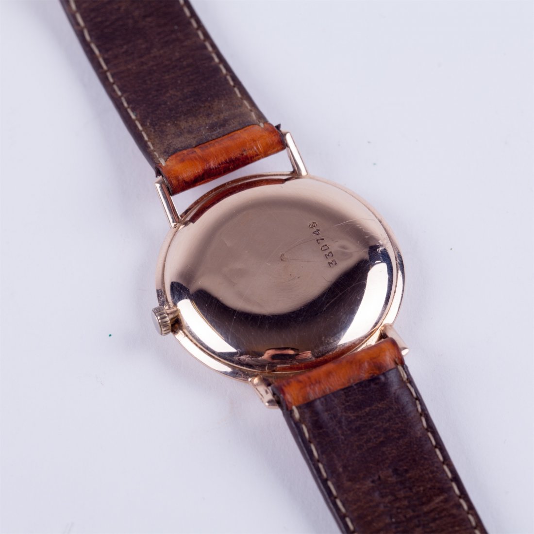 "Movado" gold 18k wristwatch. — image 4