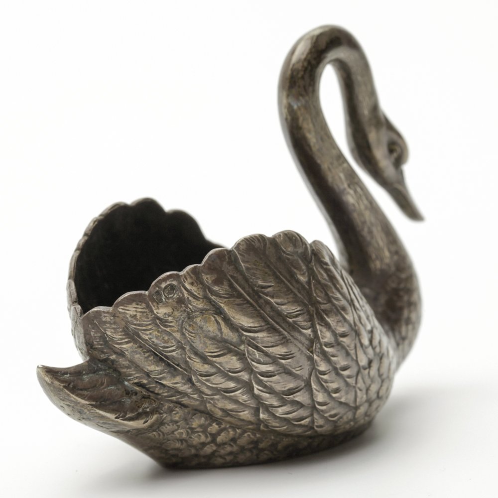 Russian silver salt cellar. — image 2