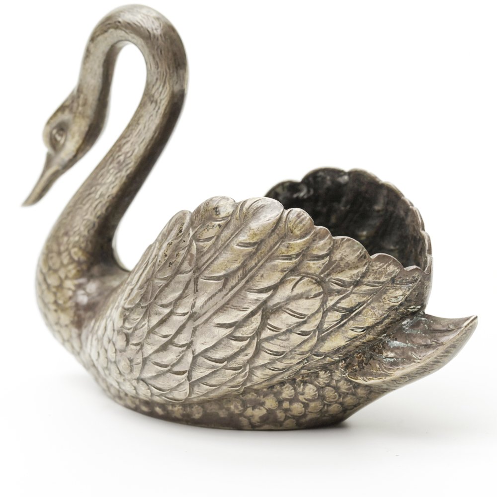 Russian silver salt cellar. — image 3