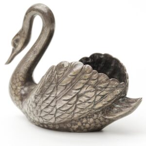 Russian silver salt cellar. — image 4
