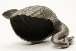 Russian silver salt cellar. — image 6