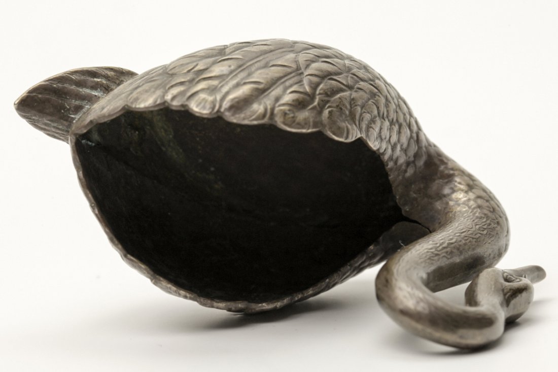 Russian silver salt cellar. — image 6