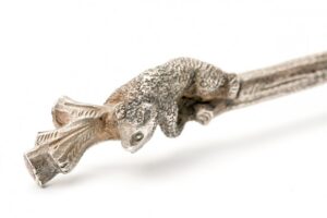 Russian tea-holder silver spoon. — image 3