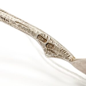 Russian tea-holder silver spoon. — image 4